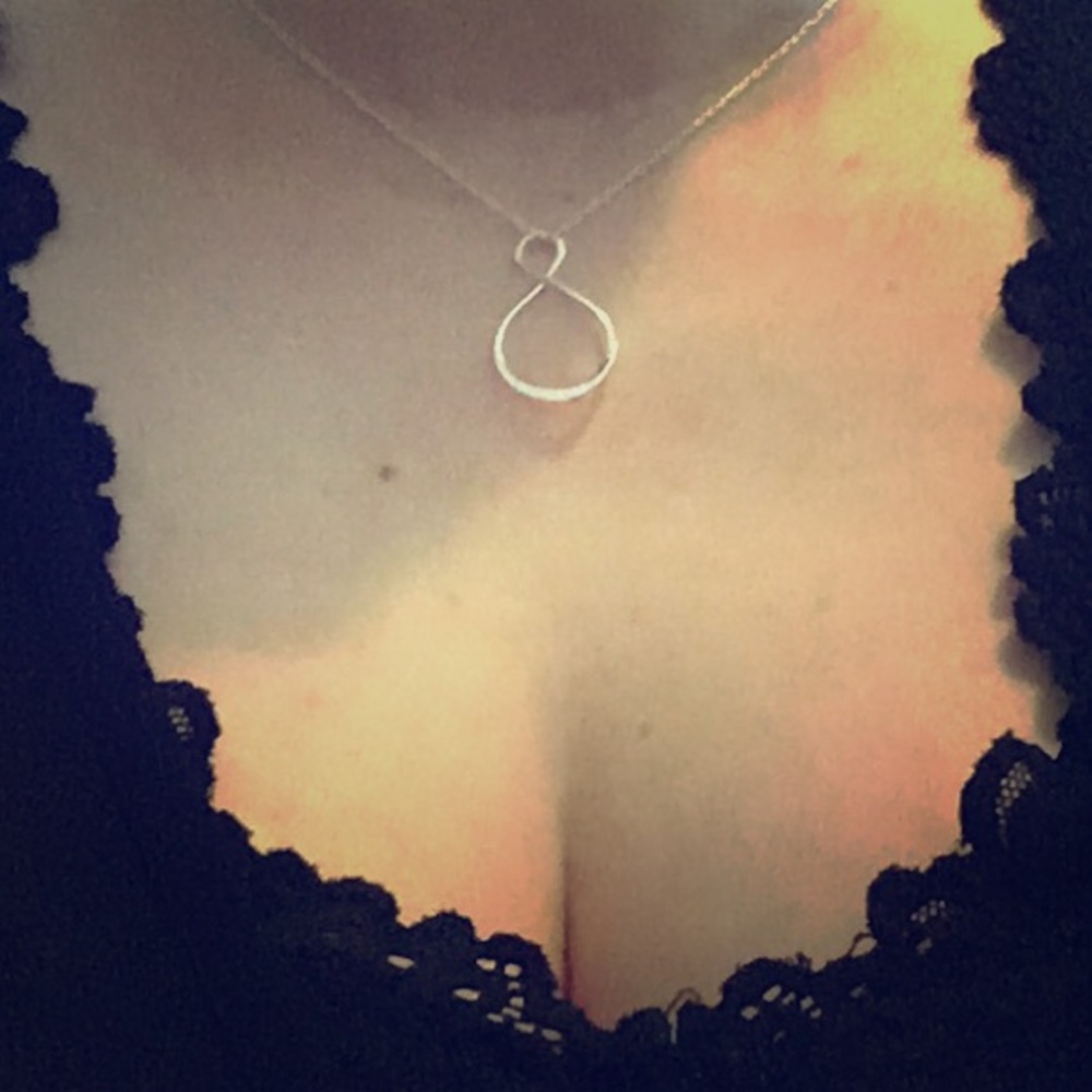 Silver Infinity Necklace - Picture 4 of 4